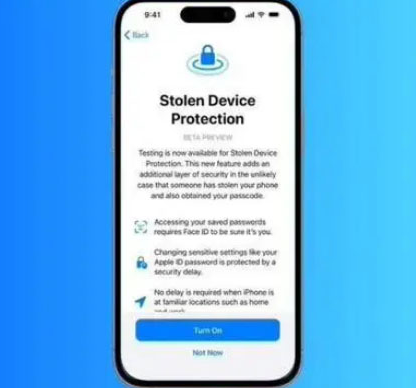 沂源苹果授权维修店分享被盗设备保护功能开启方法 
